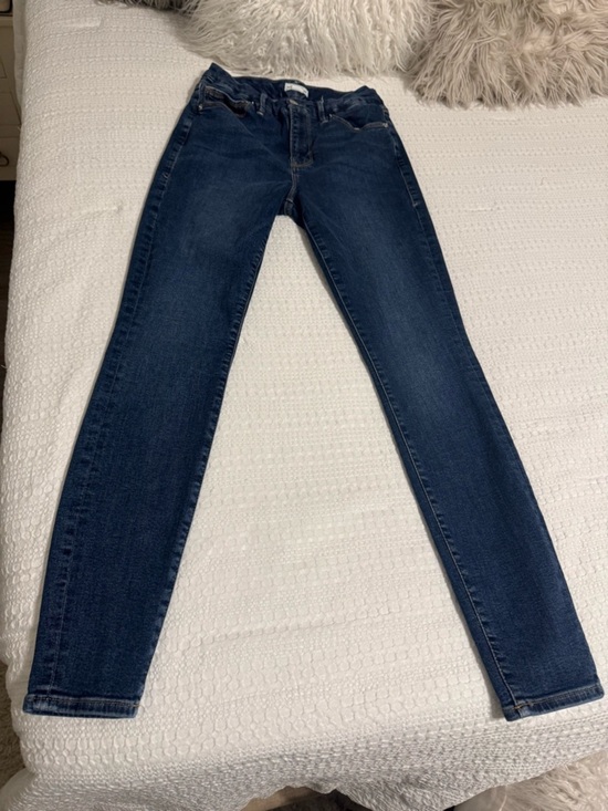 Good American Denim - Dark Blue Women's Slim Jeans